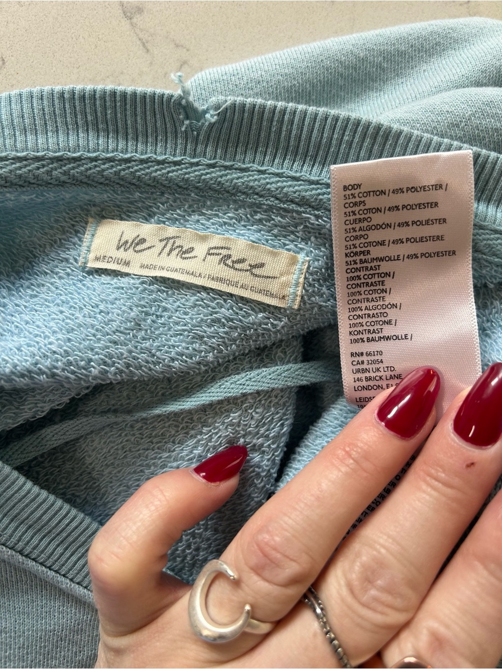 Like New RARE We The Free Graphic Camden Pullover in Sand Dollar Print - Picture 11 of 15